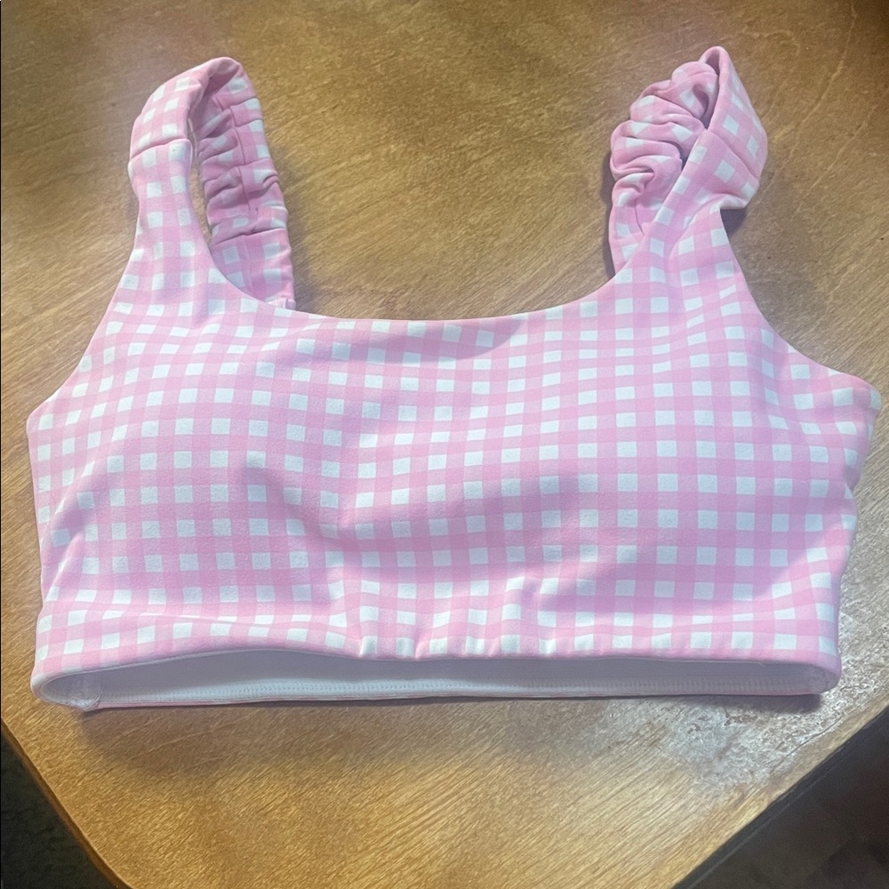 Astoria Gingham Crop Top